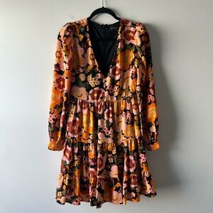Sugarlips printed long sleeve dress
